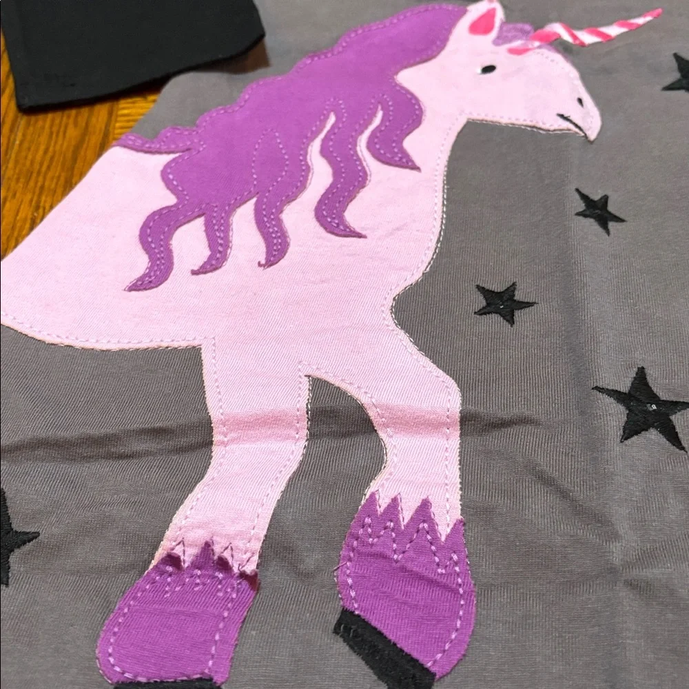 Unicorn PJs with matching doll PJs